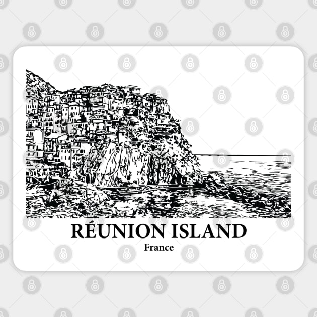Réunion Island - France Magnet by Lakeric